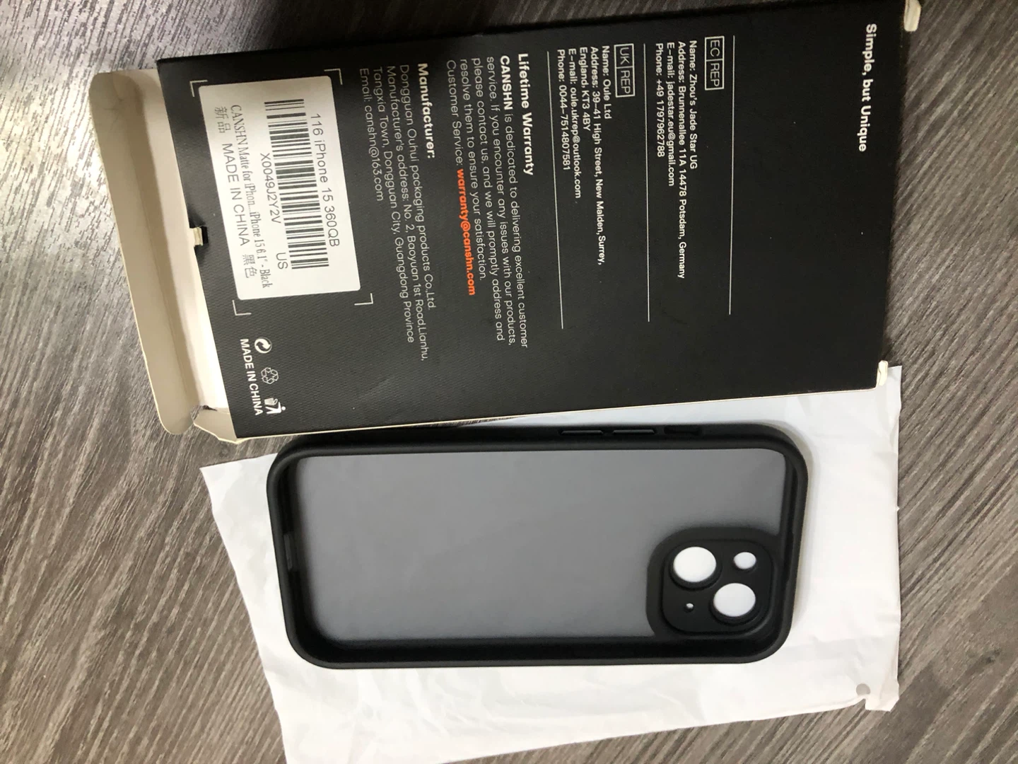 Cansun iPhone 11 Pro Max Case - Black - photo 3