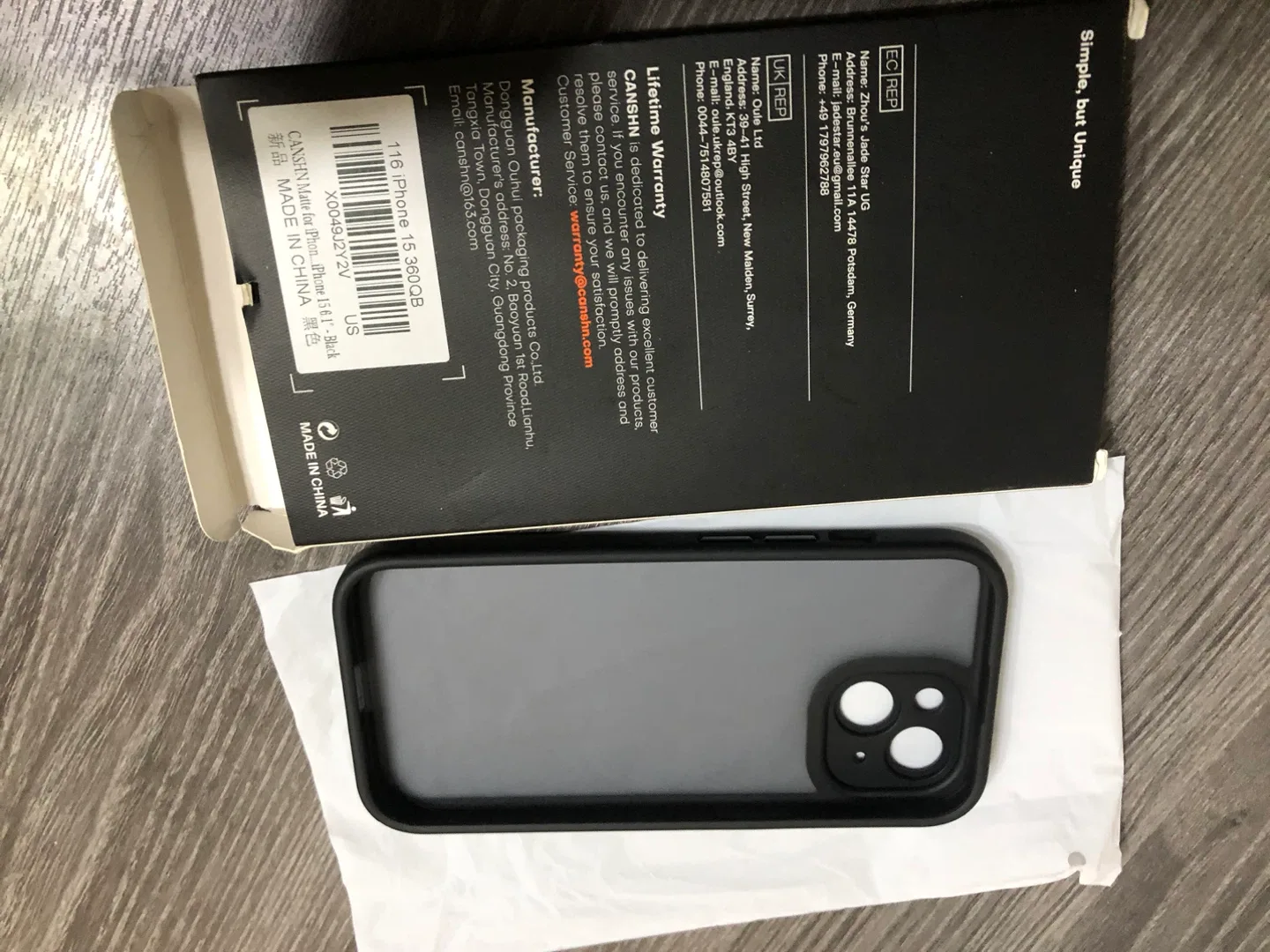 Cansun iPhone 11 Pro Max Case - Black image indicator(3)