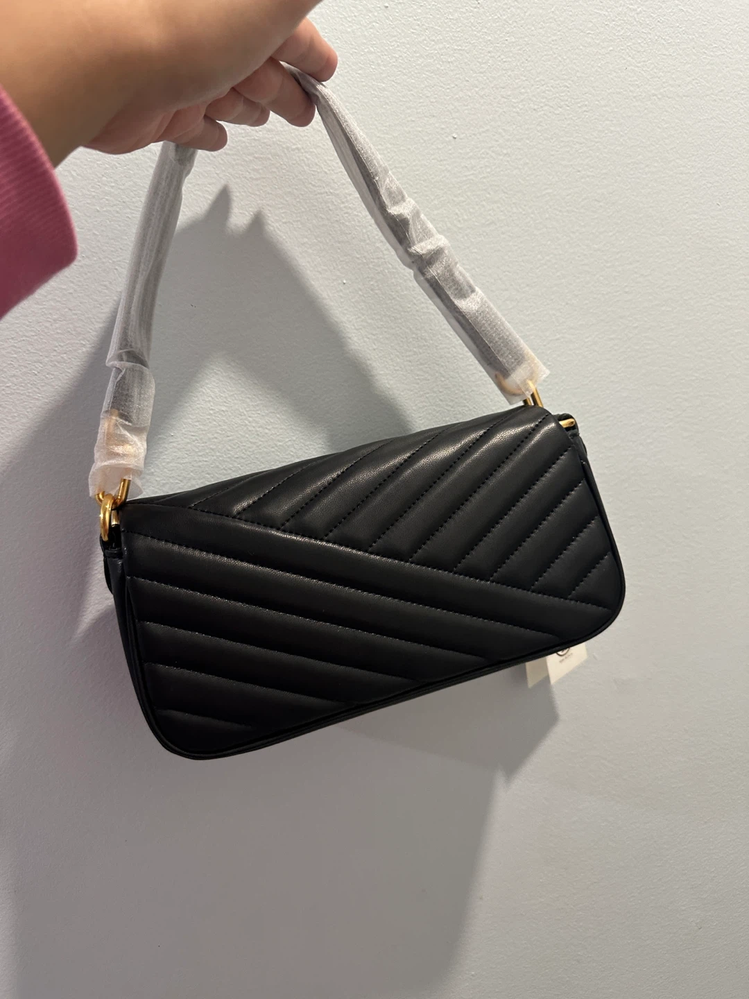 Tory Burch Black Leather Shoulder Bag - New - photo 2