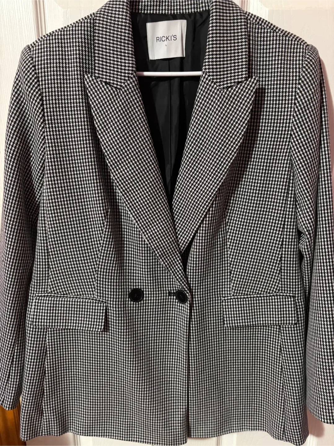 RICKI'S Houndstooth Blazer - Size L