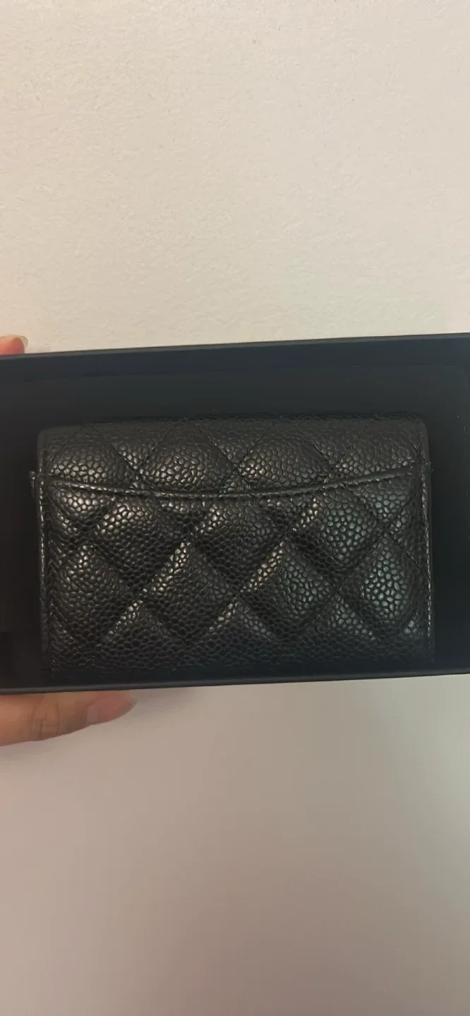 Chanel Black Caviar Leather Wallet image indicator(4)