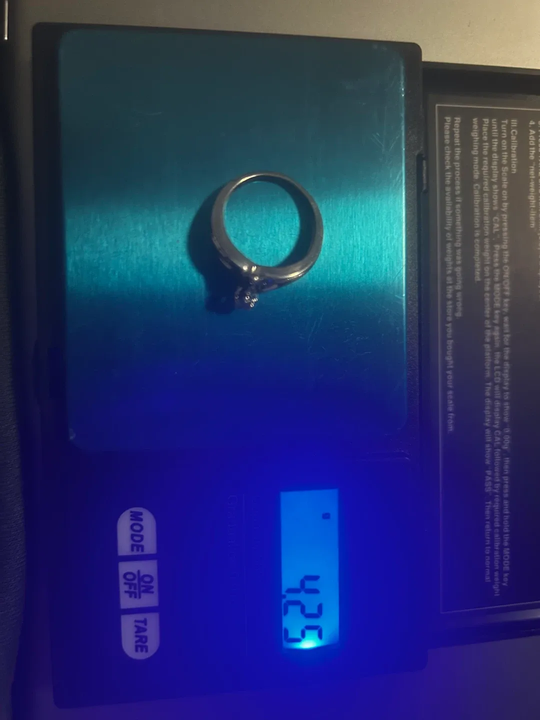 LIMITED TIME PRICE, natural diamond, 14k white gold ring image indicator(5)