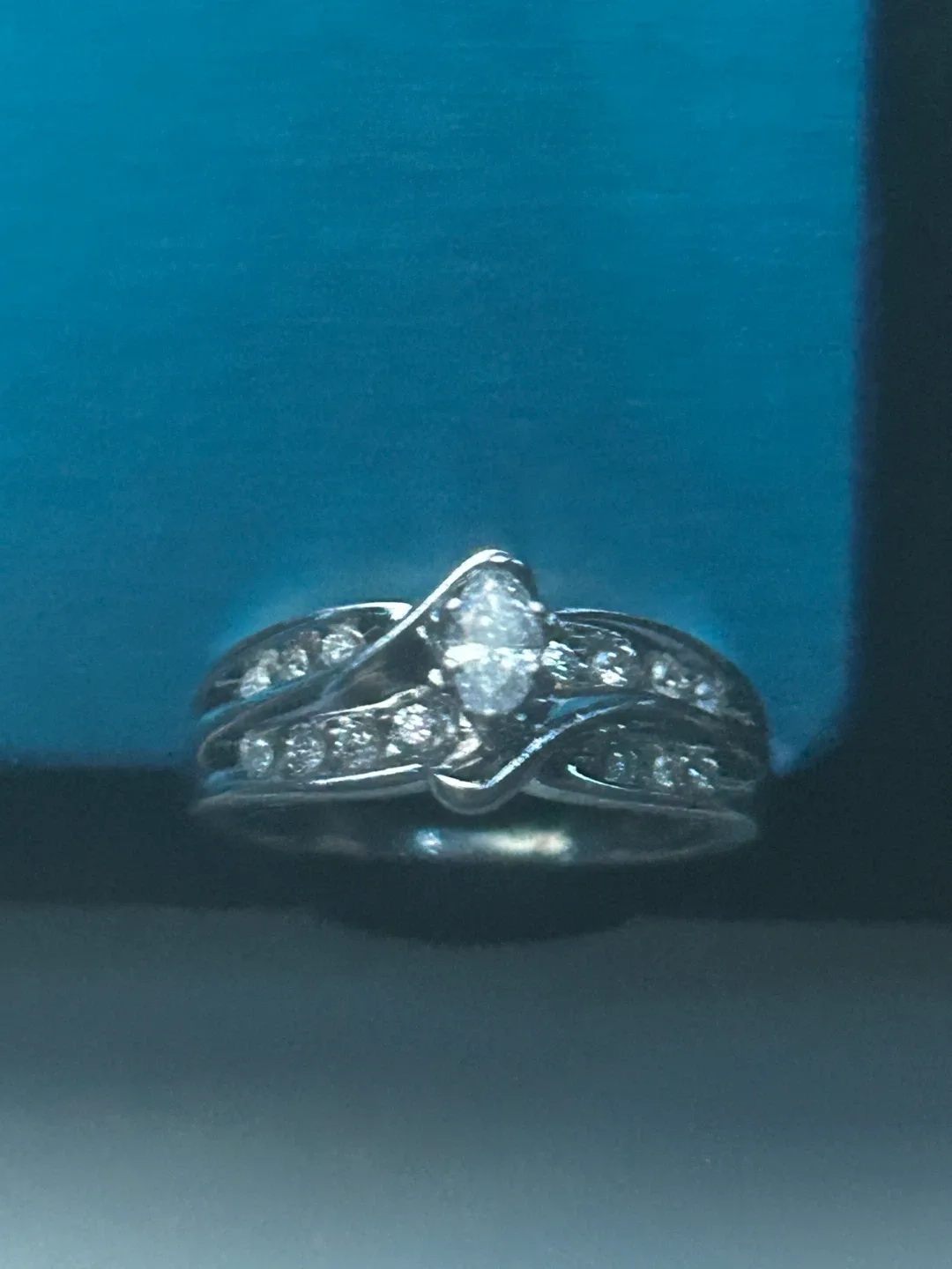 LIMITED TIME PRICE, natural diamond, 14k white gold ring image indicator(2)