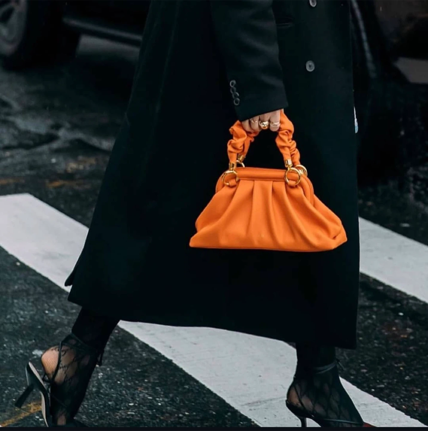 JW PEI Cloud Top Handle Bag - Orange - photo 3