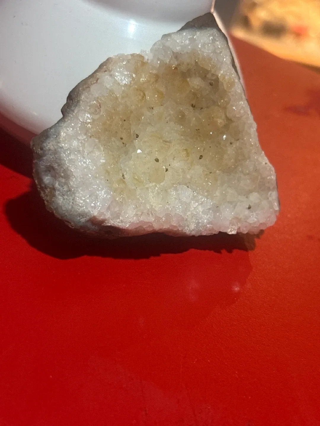 Citrine Crystal Geode image indicator(2)