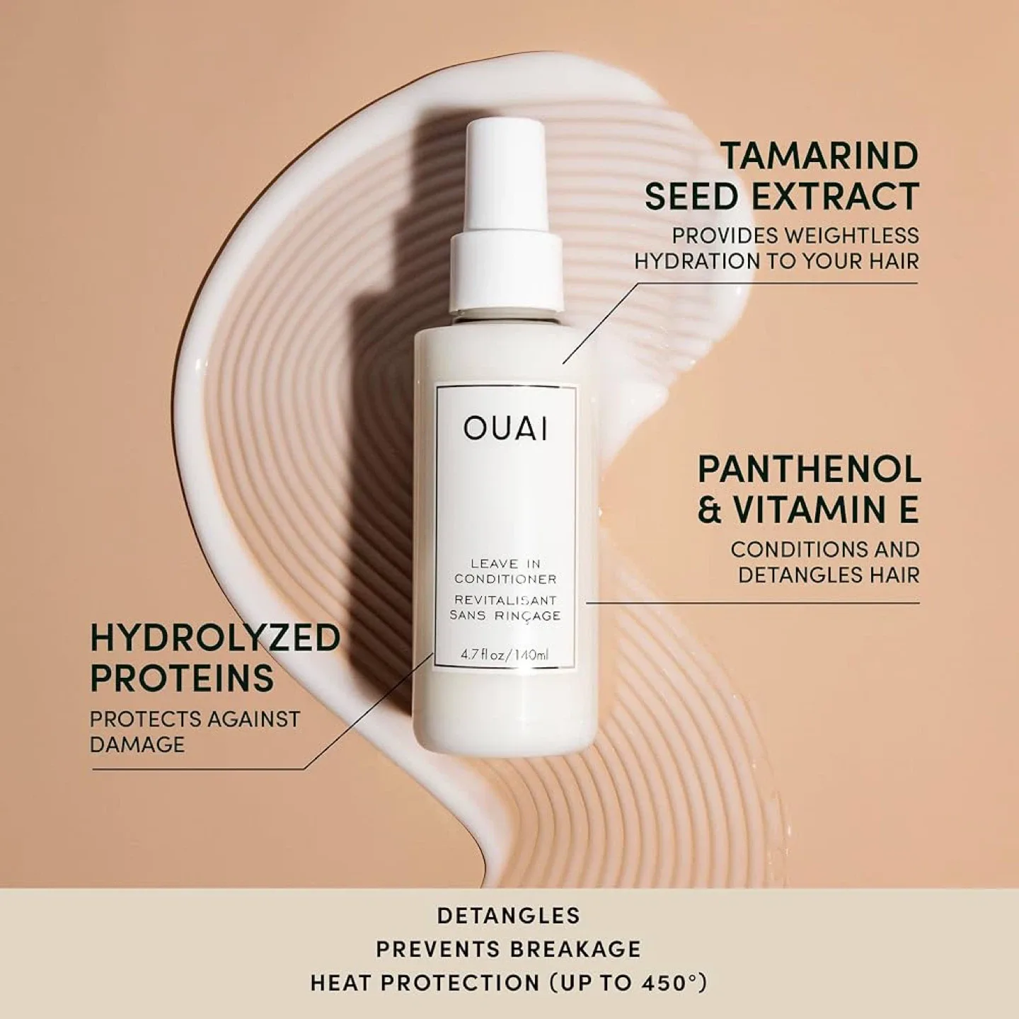 OUAI Leave In Conditioner 4.7 fl oz image indicator(2)
