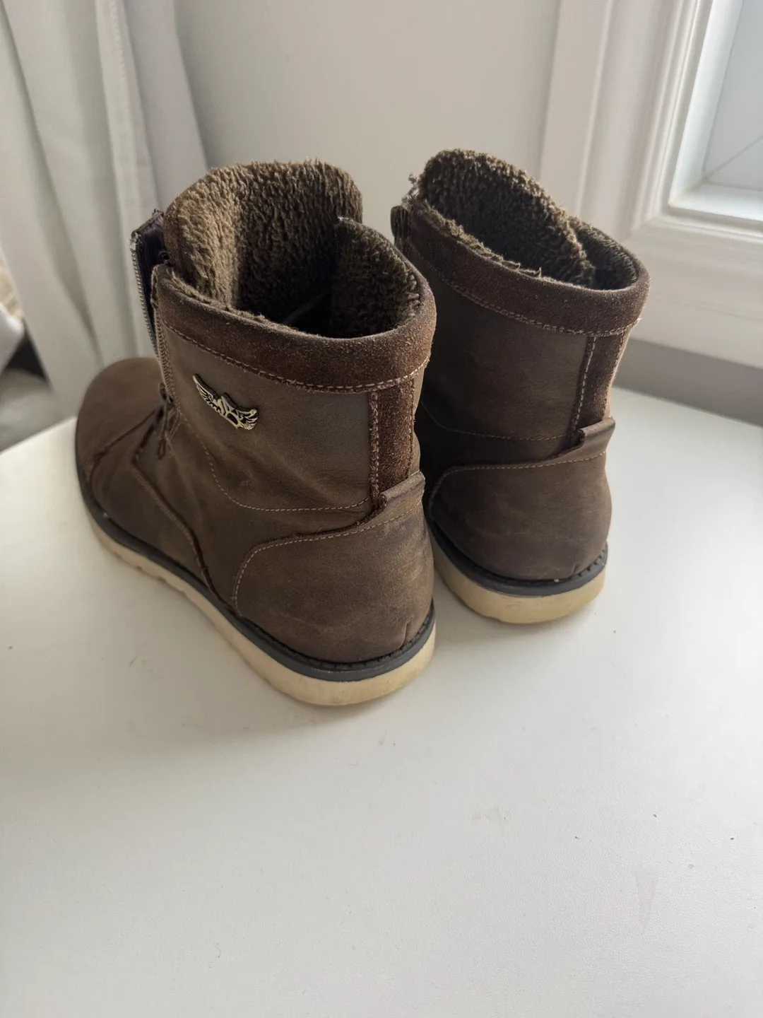 Steve Madden Brown Leather Boots image indicator(5)