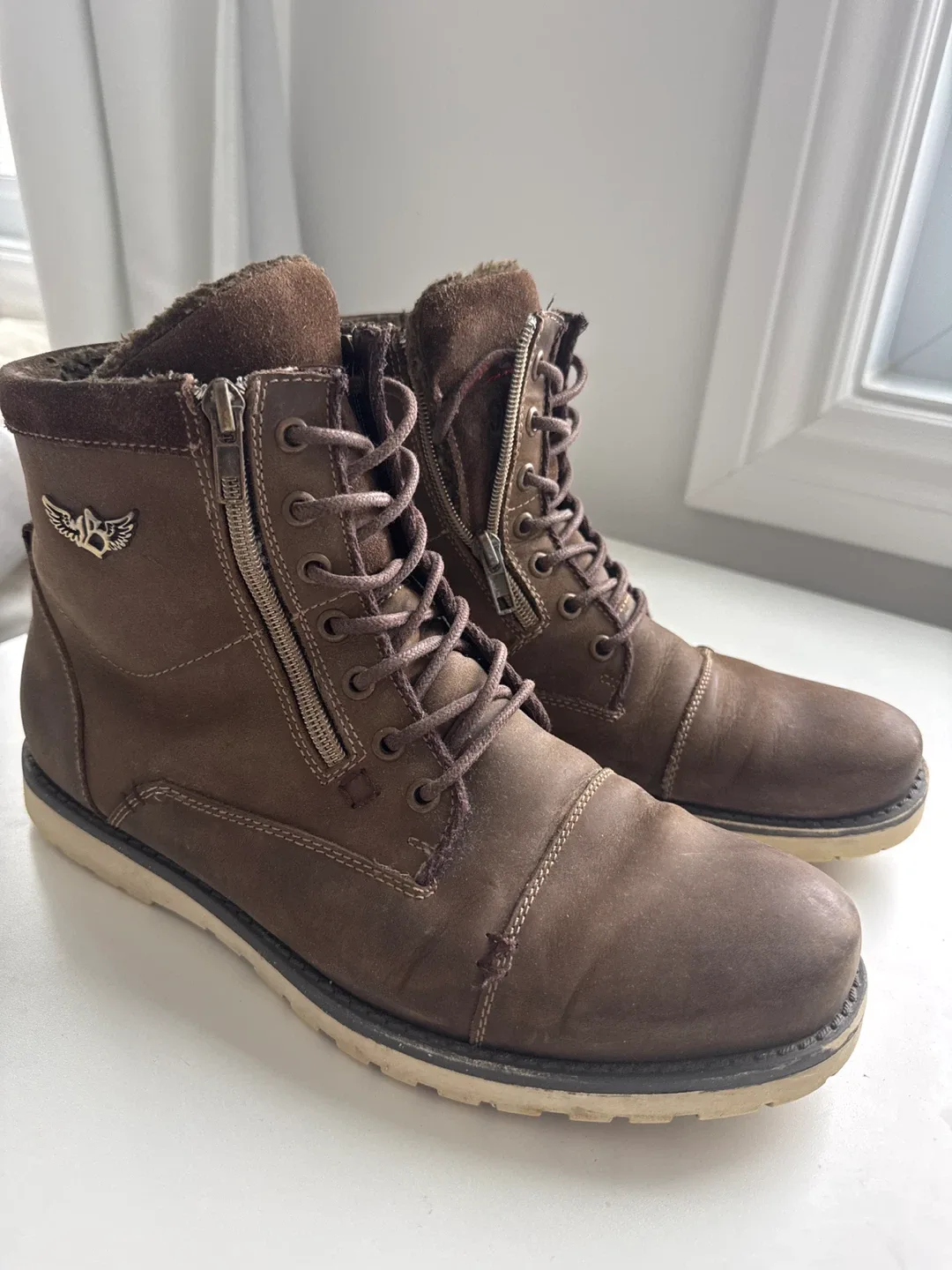 Steve Madden Brown Leather Boots