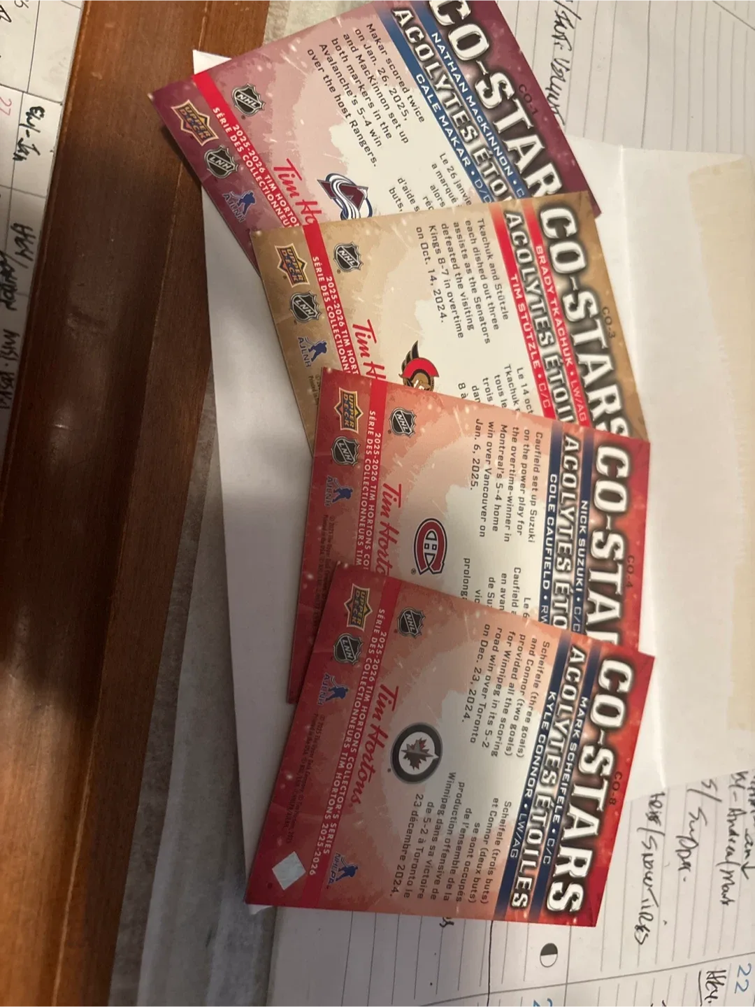 Tim Hortons Upper Deck 2025-2026 Hockey Cards image indicator(4)