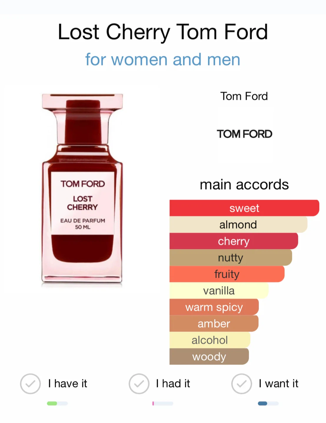 Tom Ford Lost Cherry Eau de Parfum 50ml - photo 4
