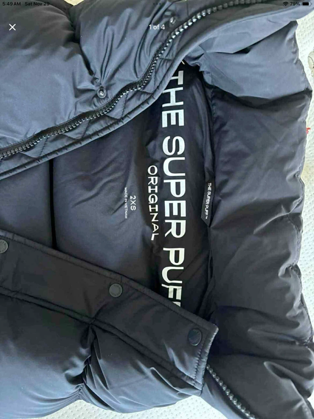 Super Puff Vest - 2XS - Black ( No hood)