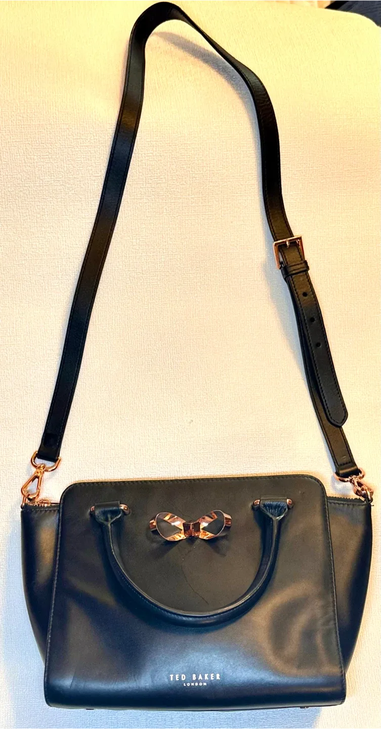 Ted Baker Black Leather Handbag image indicator(10)