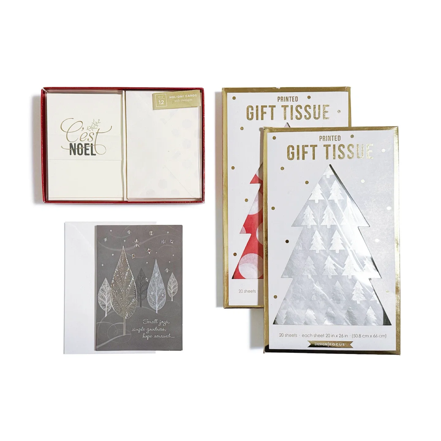BUNDLE Christmas Cards & Gift Tissue (69 pcs)