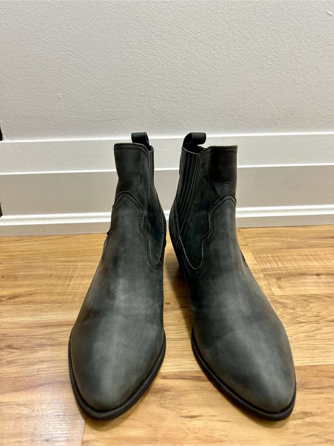 Joie Black Leather Ankle Boots