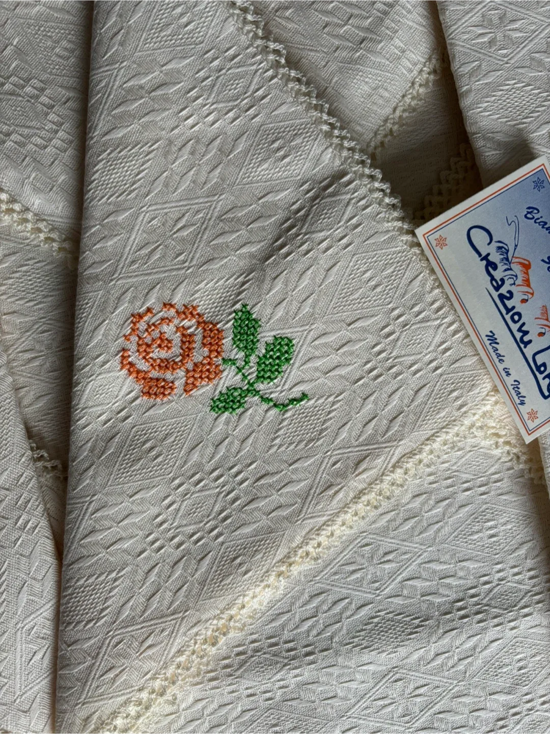 New-Tablecloth Set with 12 Napkins- Made in Italy image indicator(3)