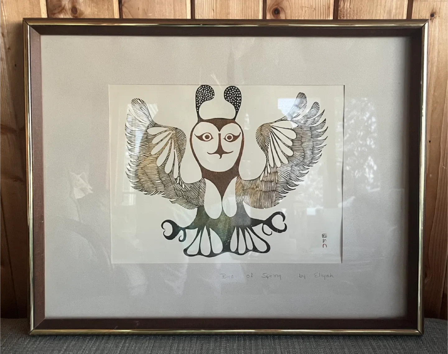 Framed "Bird of Spring" Print by Elijah