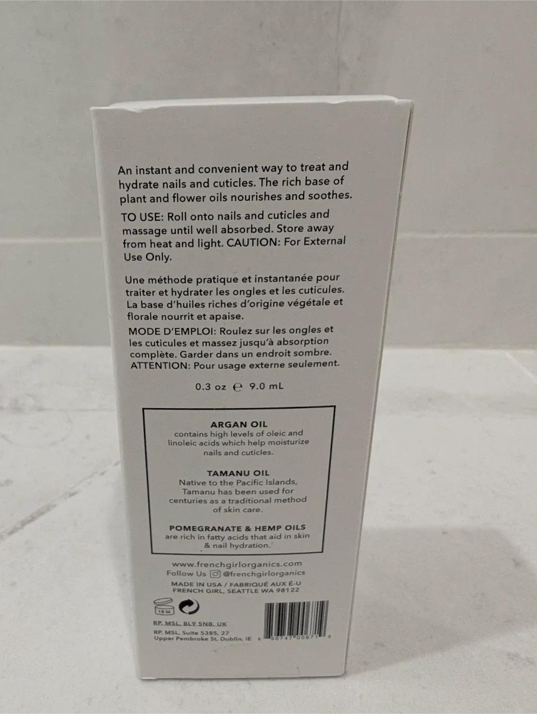 French Girl Nail & Cuticle Oil (0.3 oz) image indicator(3)