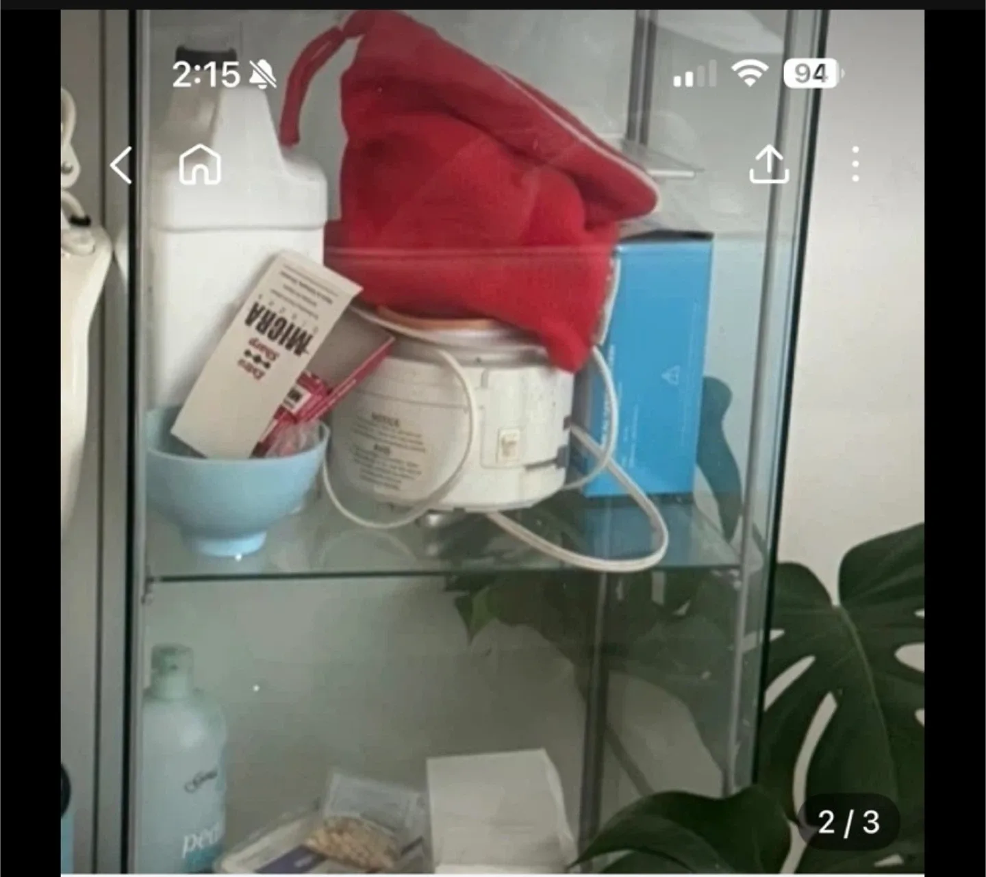 Tall Glass Display Cabinet image indicator(2)