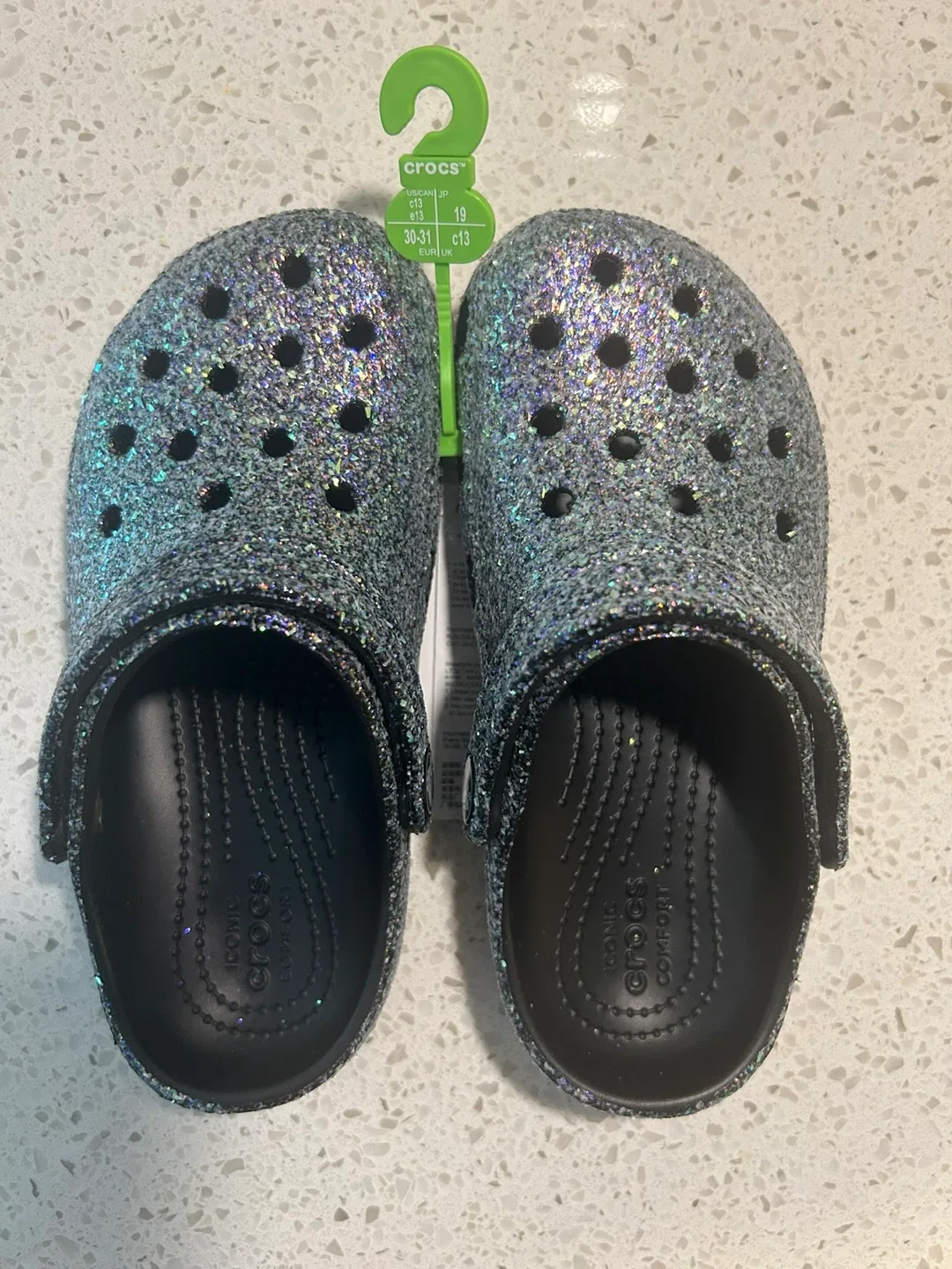 Crocs Classic Glitter Clog K - Size C13