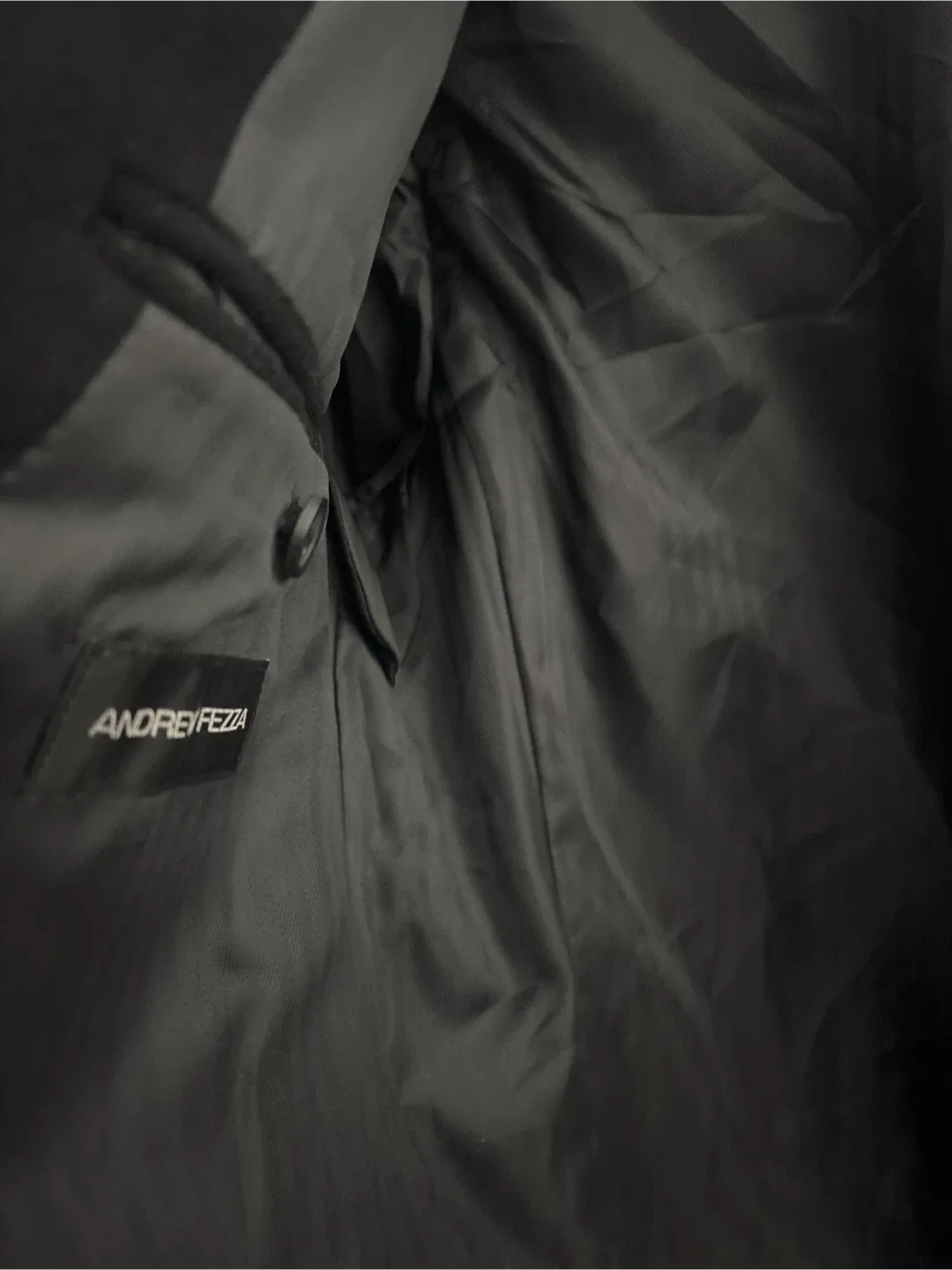 Andrew Fezza Black Blazer- Cashmere- New image indicator(7)