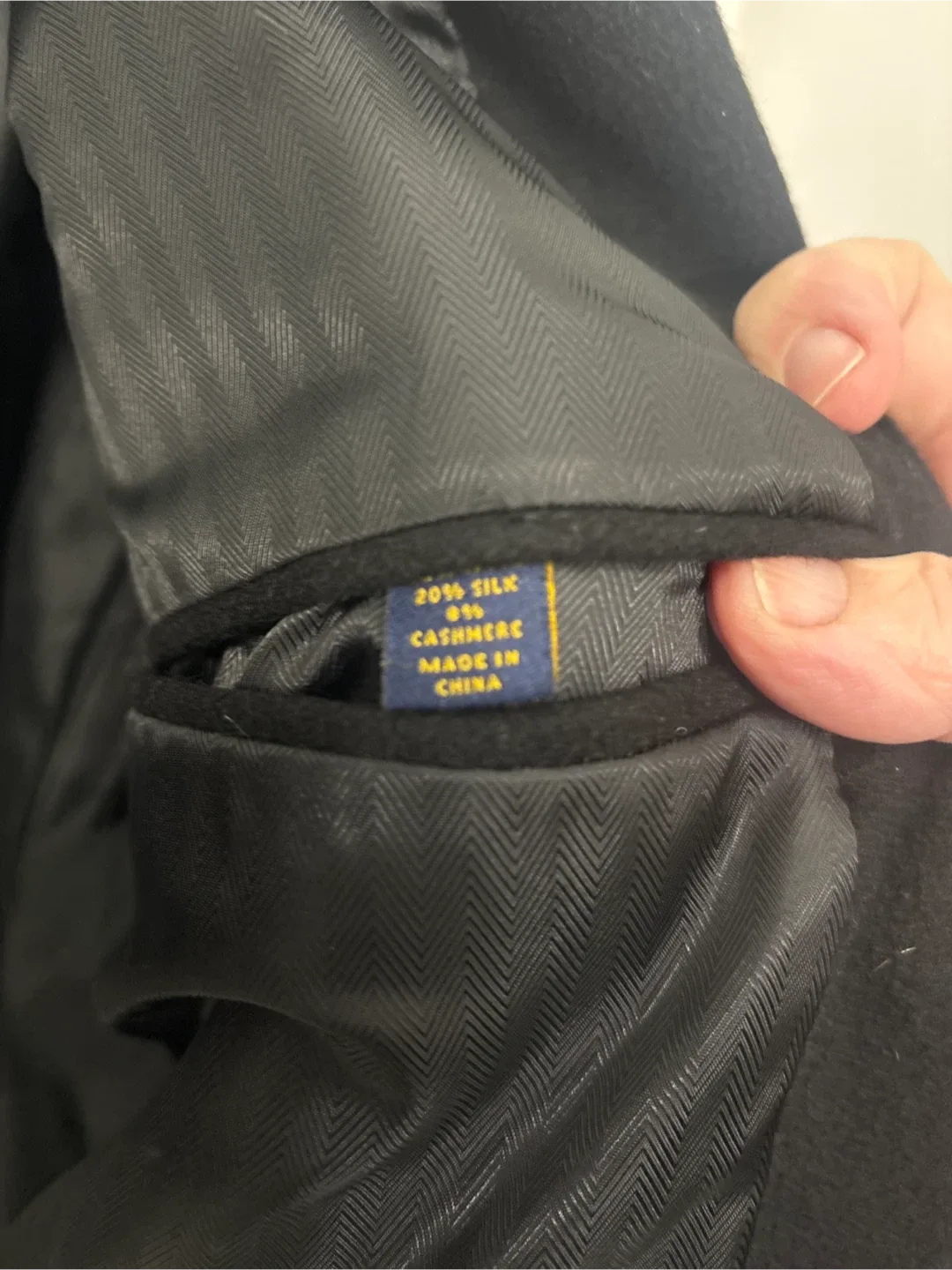 Andrew Fezza Black Blazer- Cashmere- New image indicator(5)