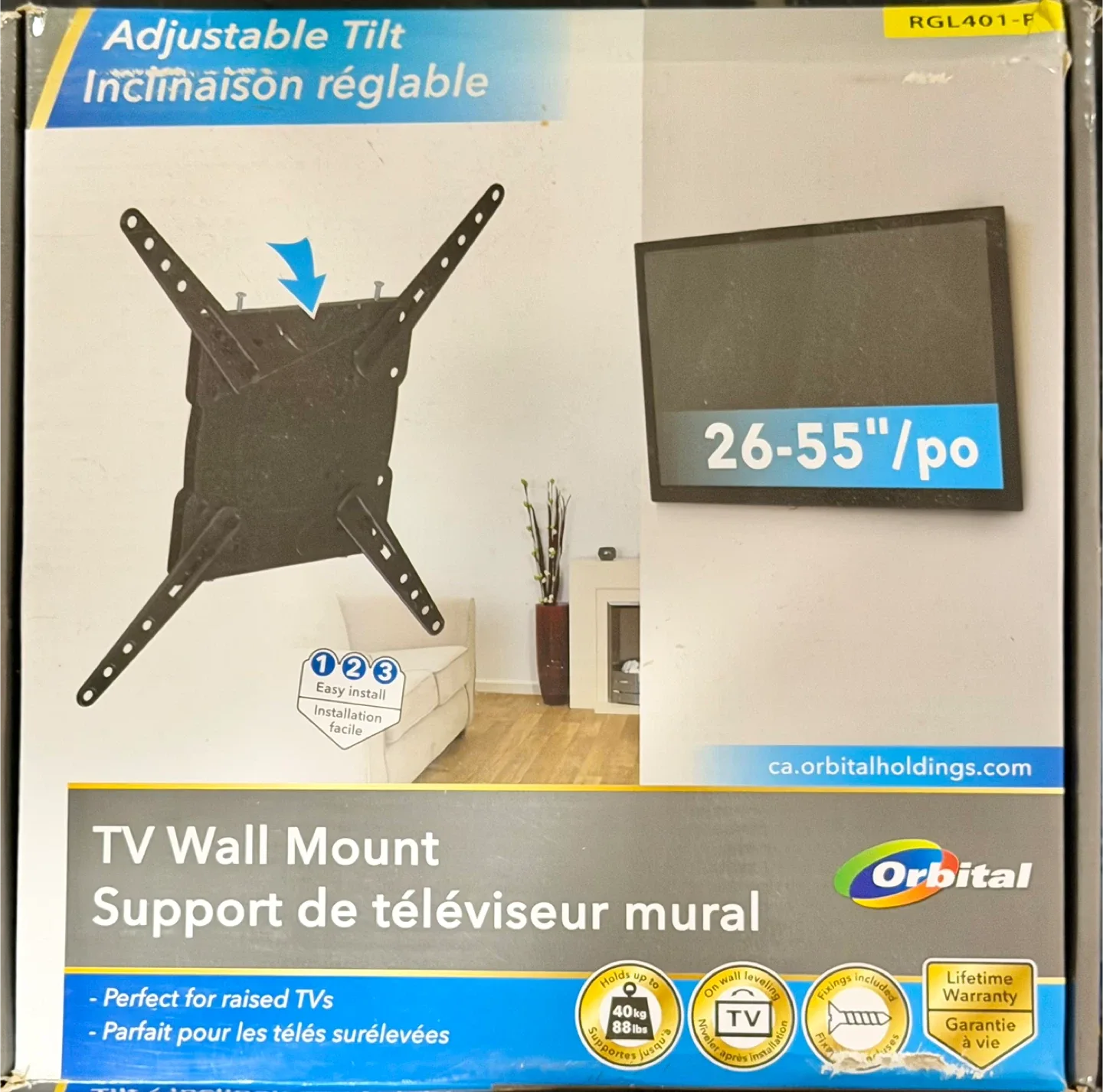 Orbital TV Wall Mount 26-55"