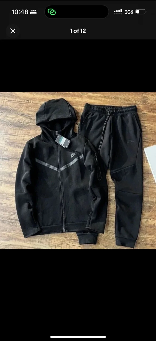 Nike Tech Fleece Tracksuit - Black image indicator(2)