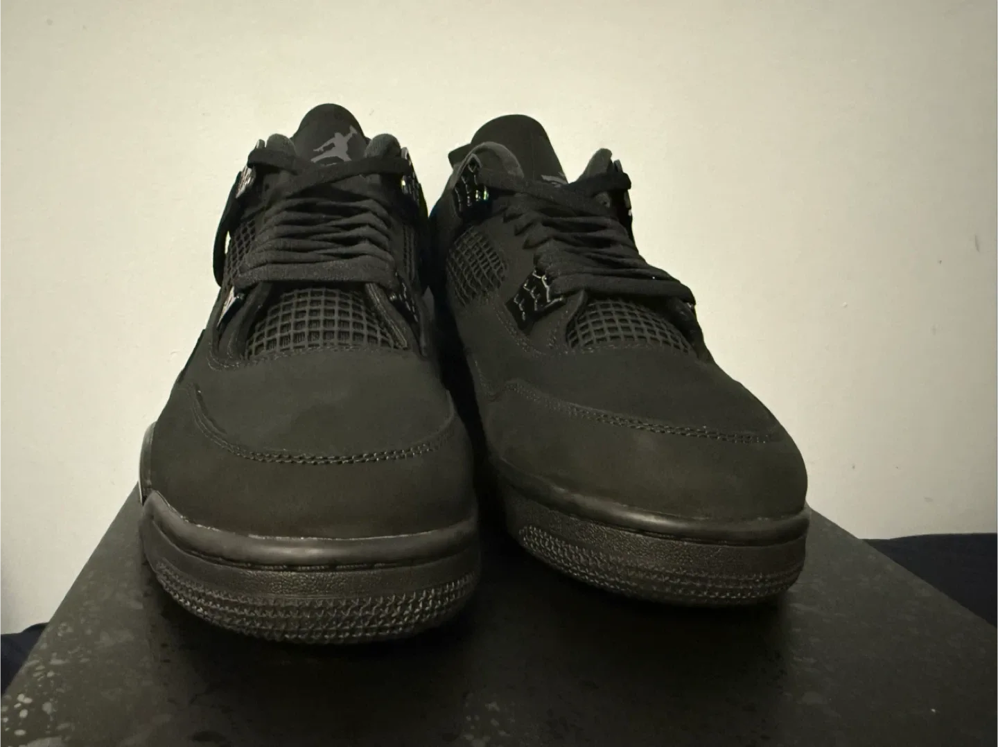 AIR JORDAN 4 RETRO 'BLACK CAT' **Sz 12** $370 FIRM image indicator(2)