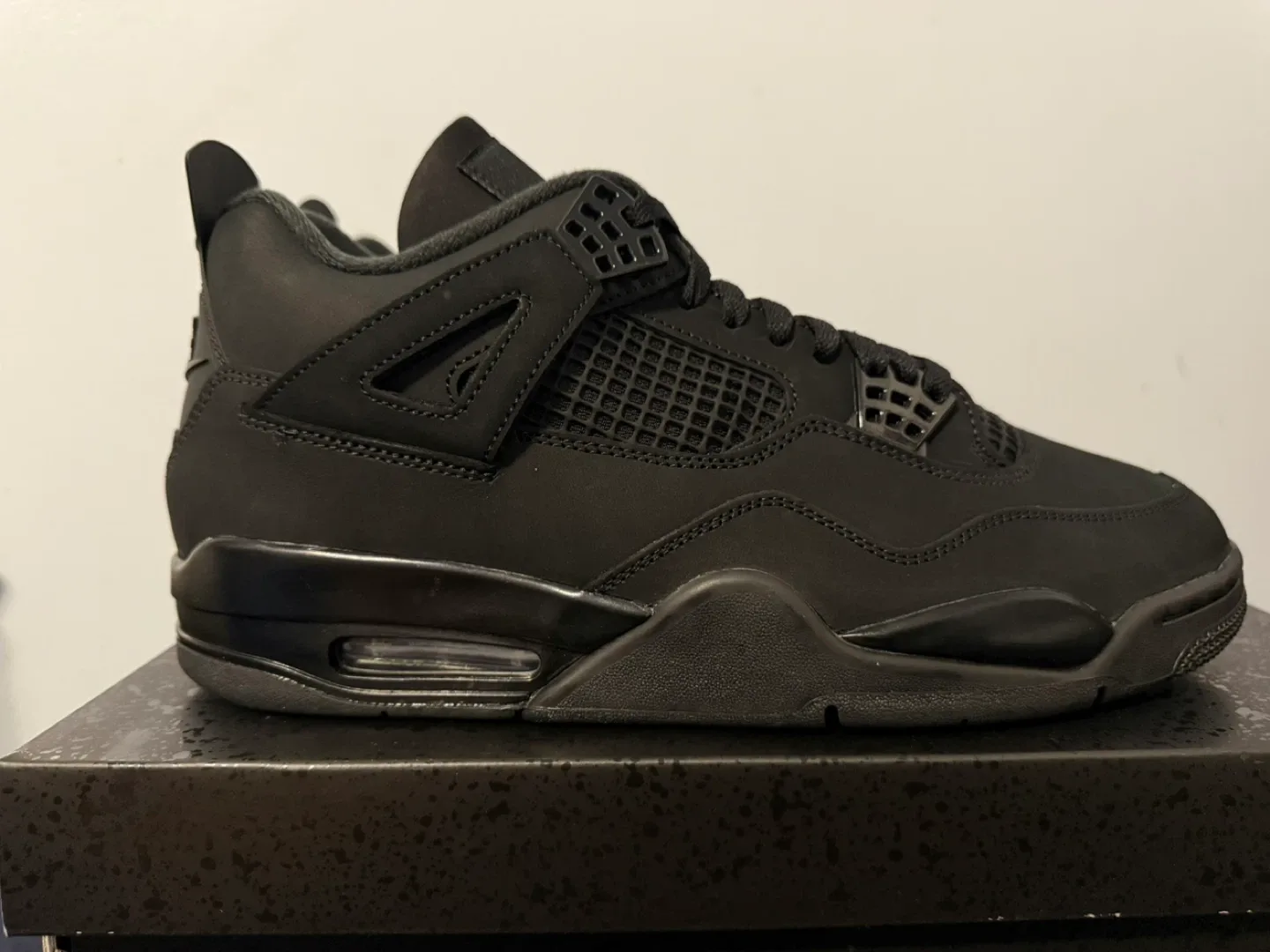 AIR JORDAN 4 RETRO 'BLACK CAT' **Sz 12** $370 FIRM