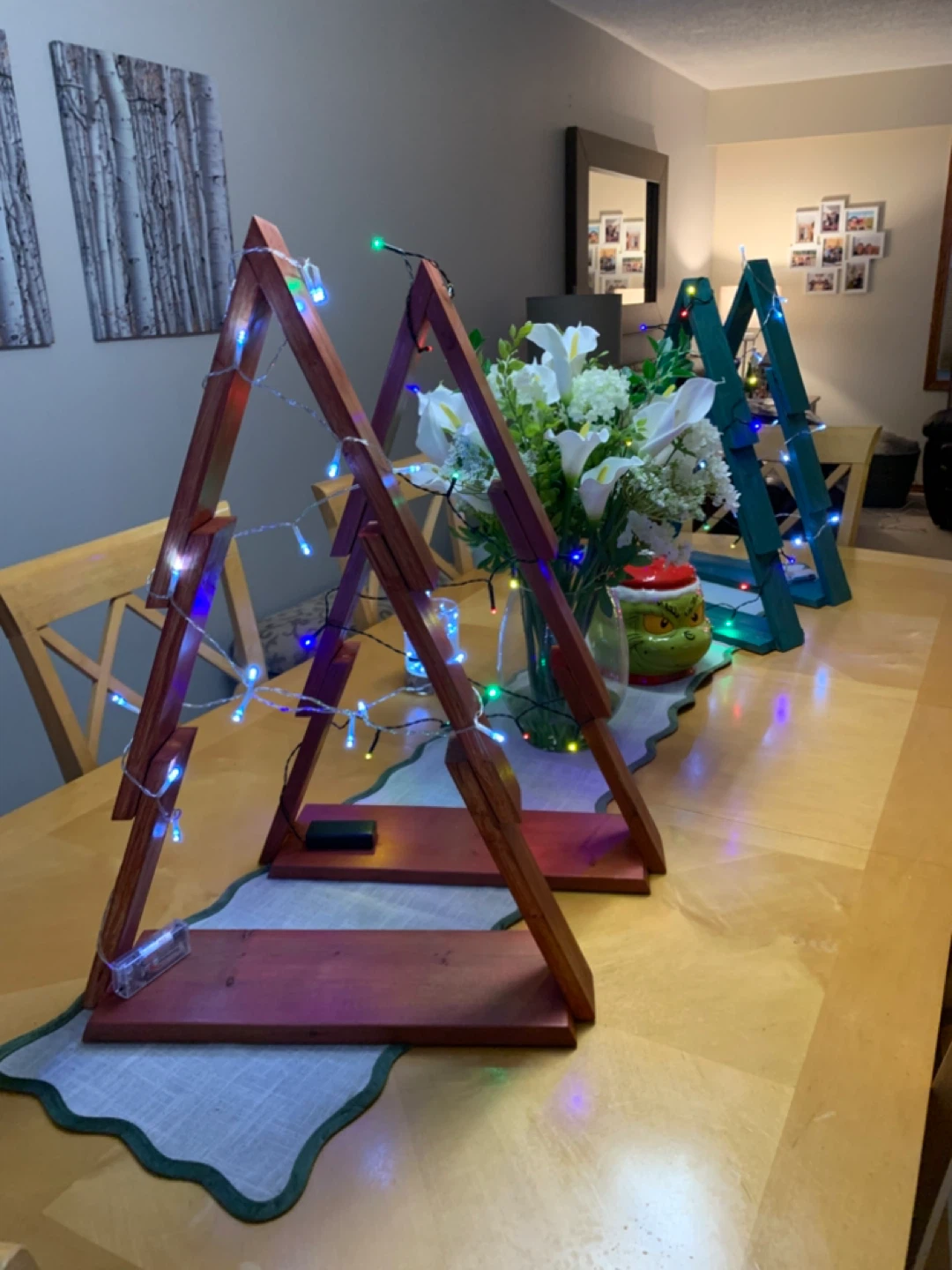 5 left: Handmade Xmas Trees - photo 2