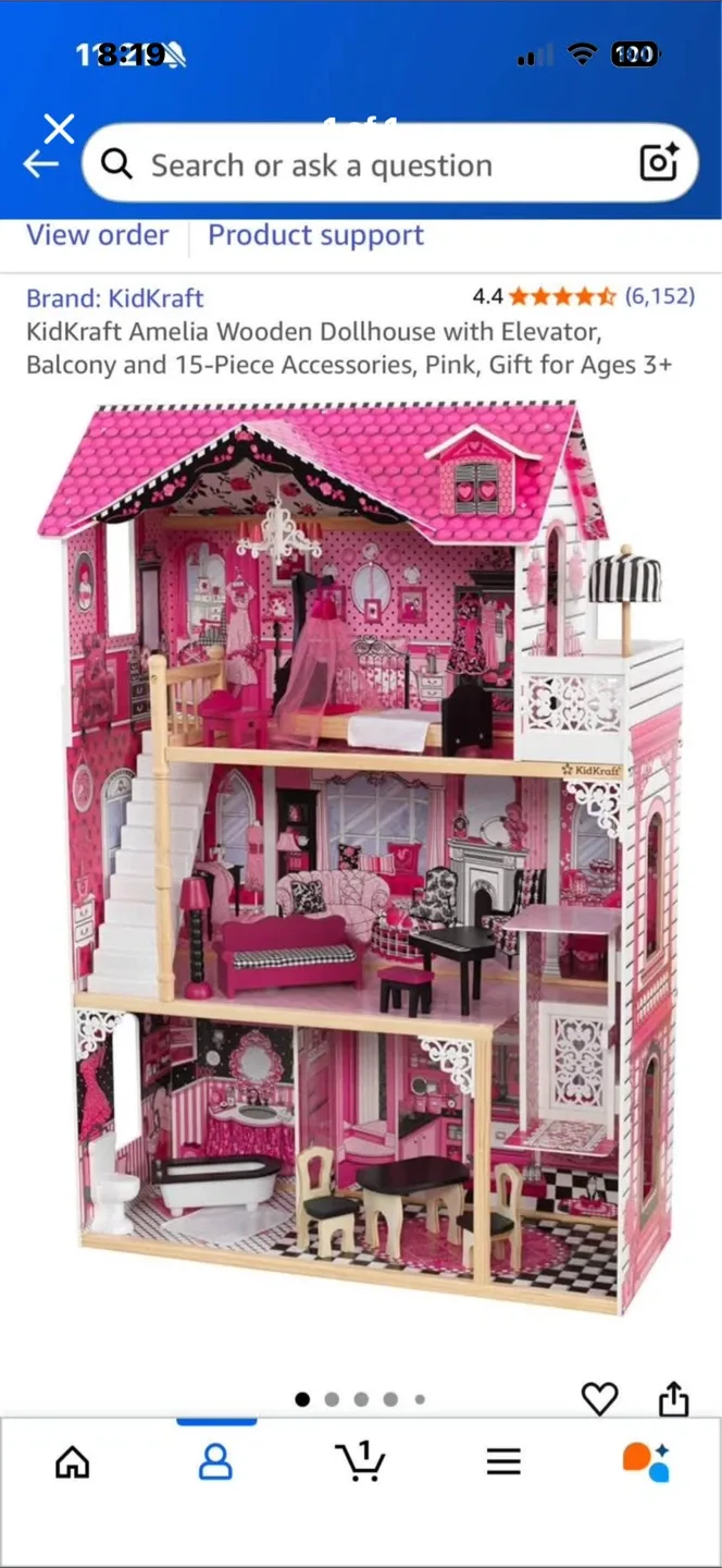 KidKraft Amelia Wooden Dollhouse