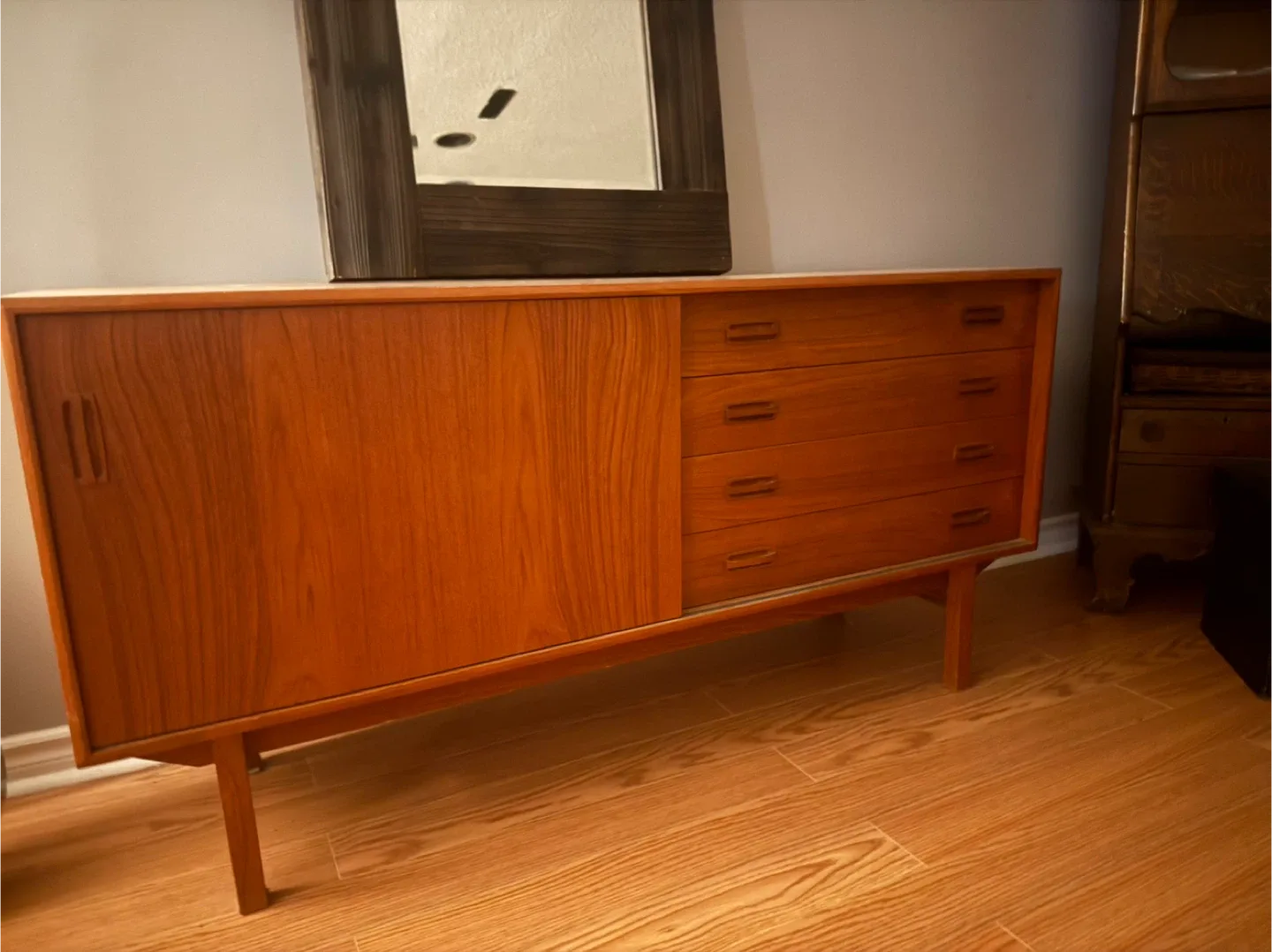 Vintage Teak Credenza Sideboard