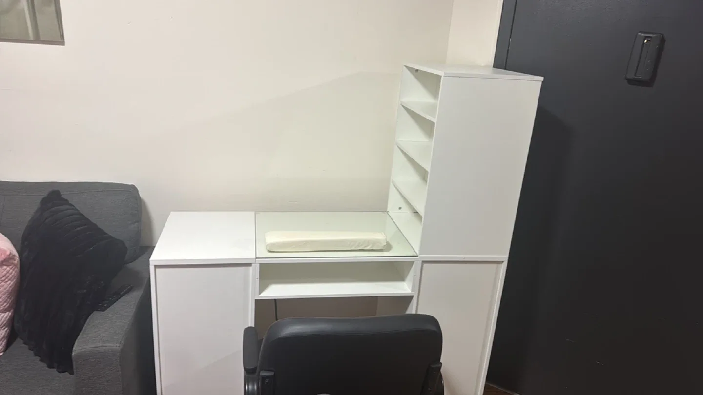 White Nail Table Manicure Desk Station image indicator(5)