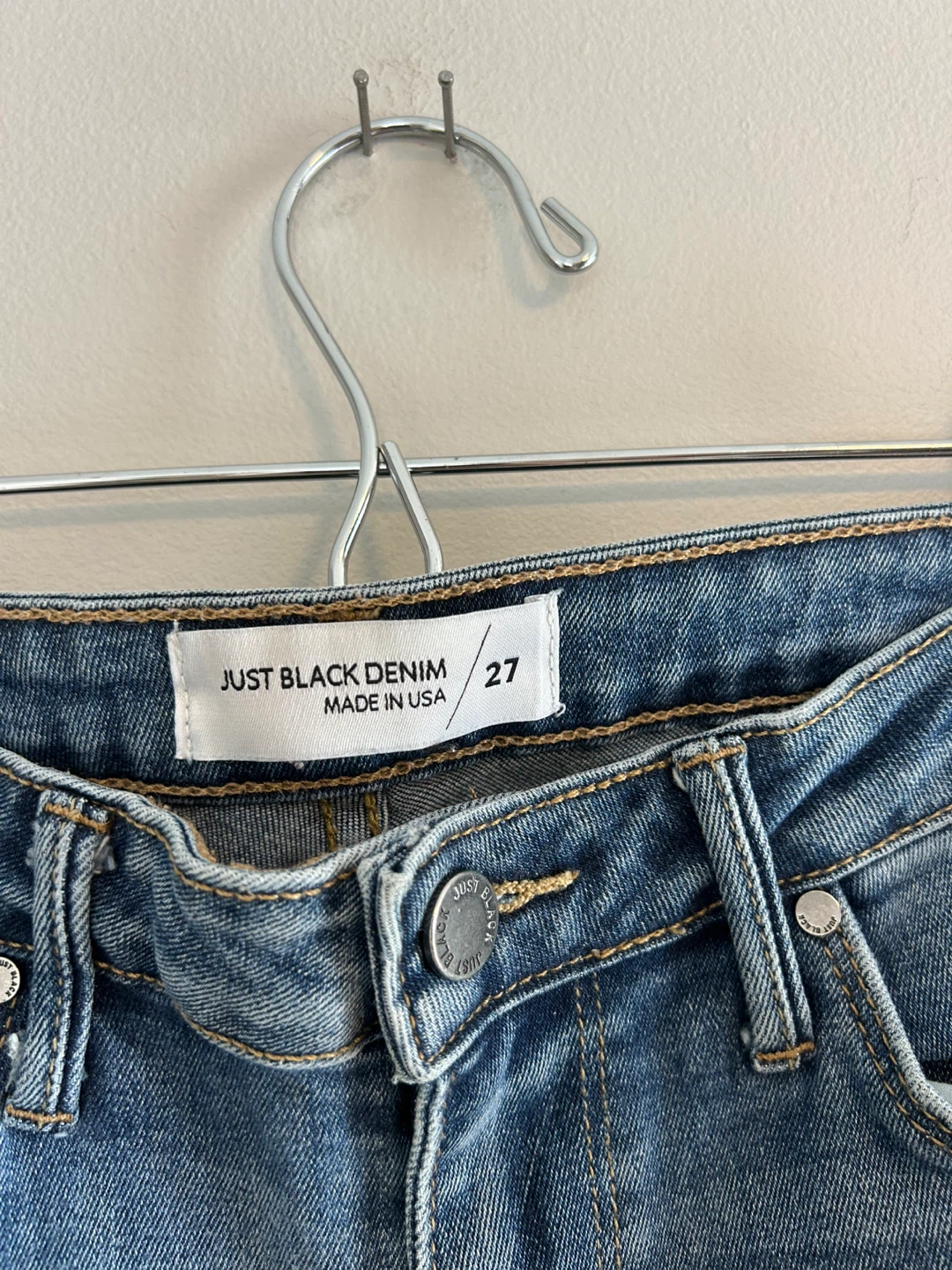 Just Black Denim Jeans - Size 27 - photo 3