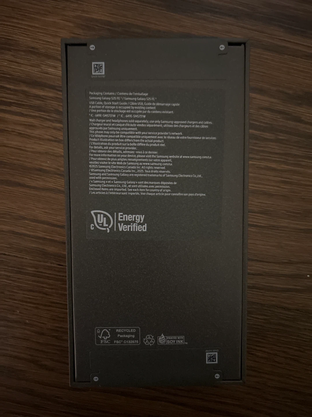 Samsung Galaxy S25 FE 128 GB- Brand New & Sealed in Box - photo 2