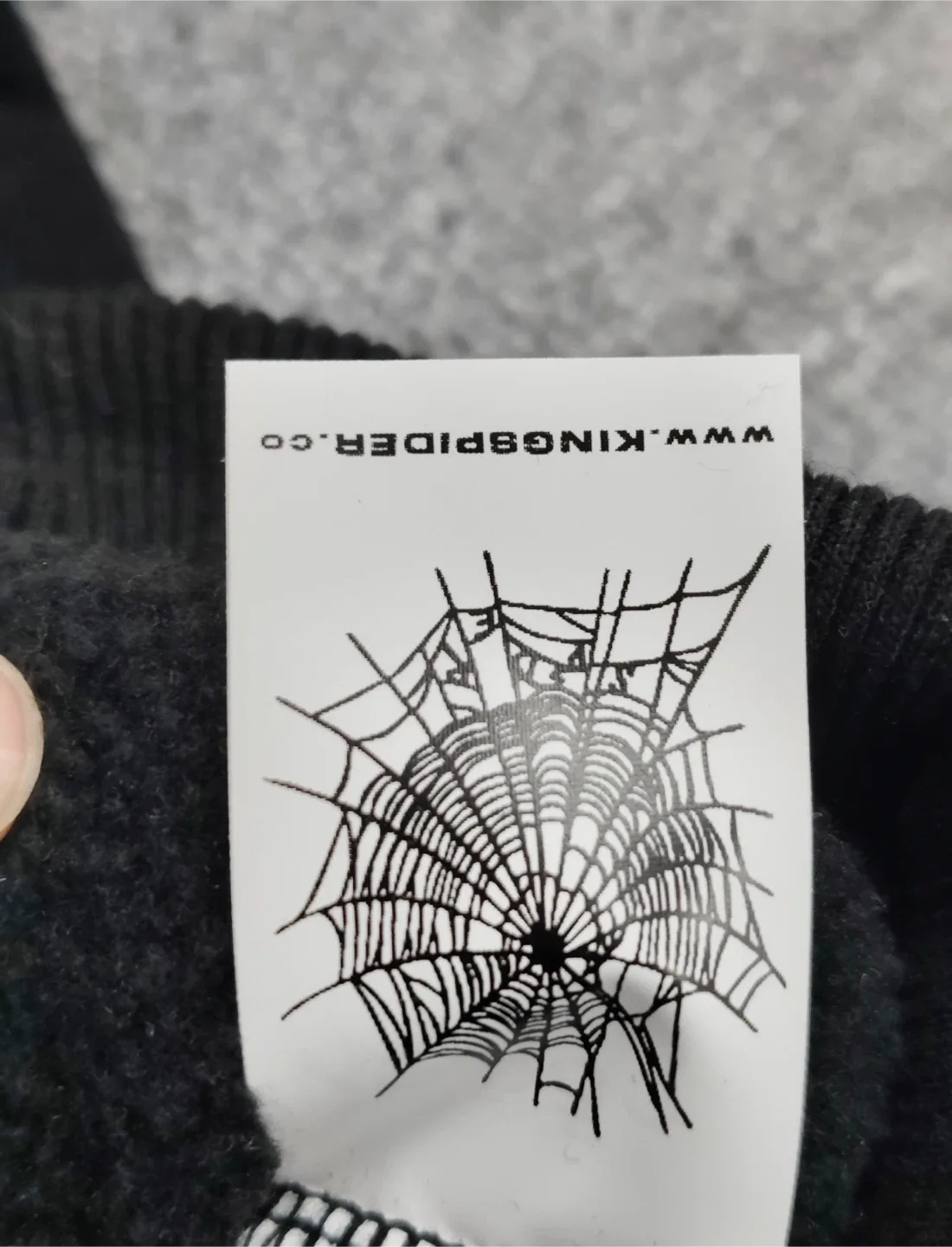 Og Web Sp5der Black Hoodie V2 image indicator(4)