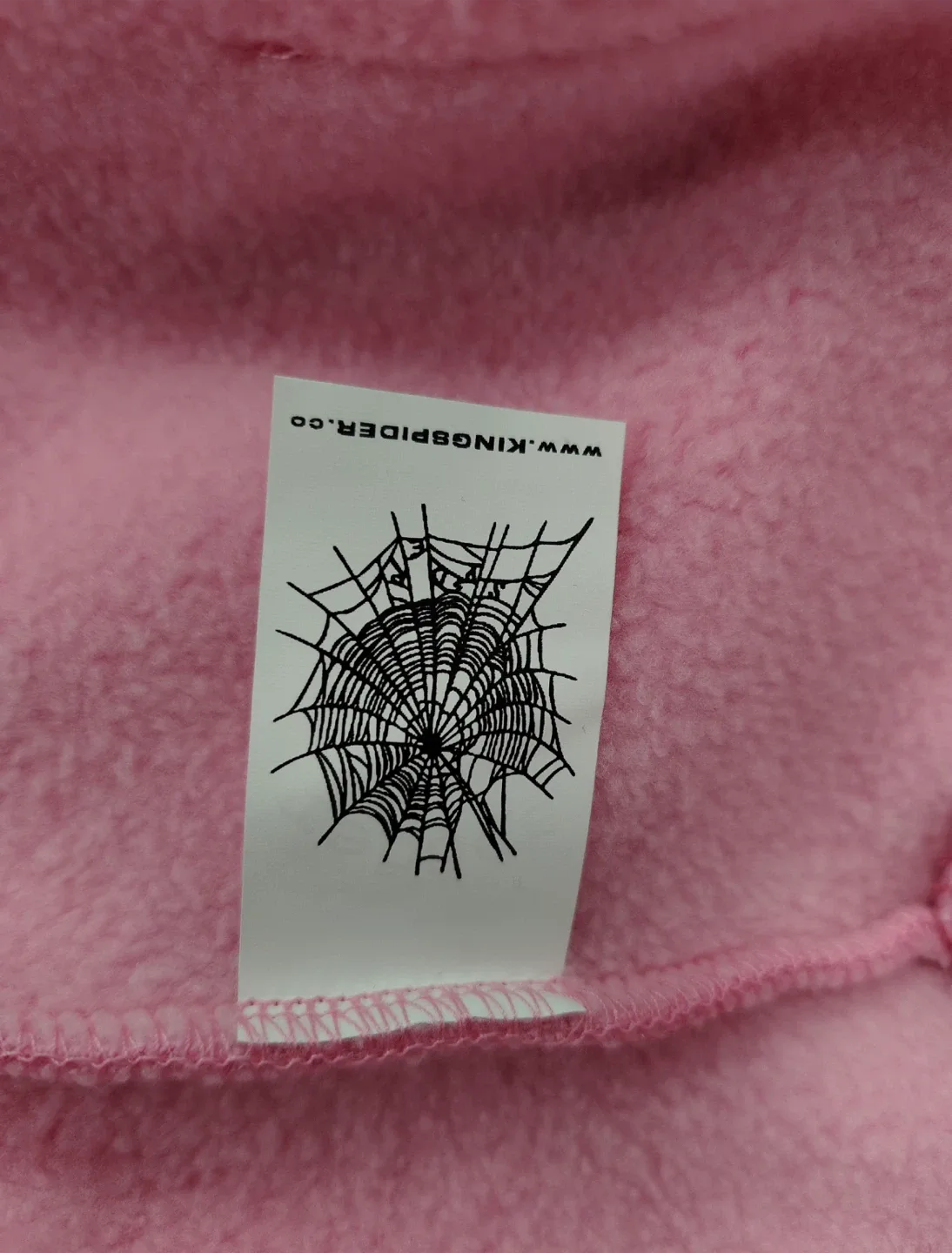 Pink/White Beluga hoodie Og Sp5der image indicator(3)