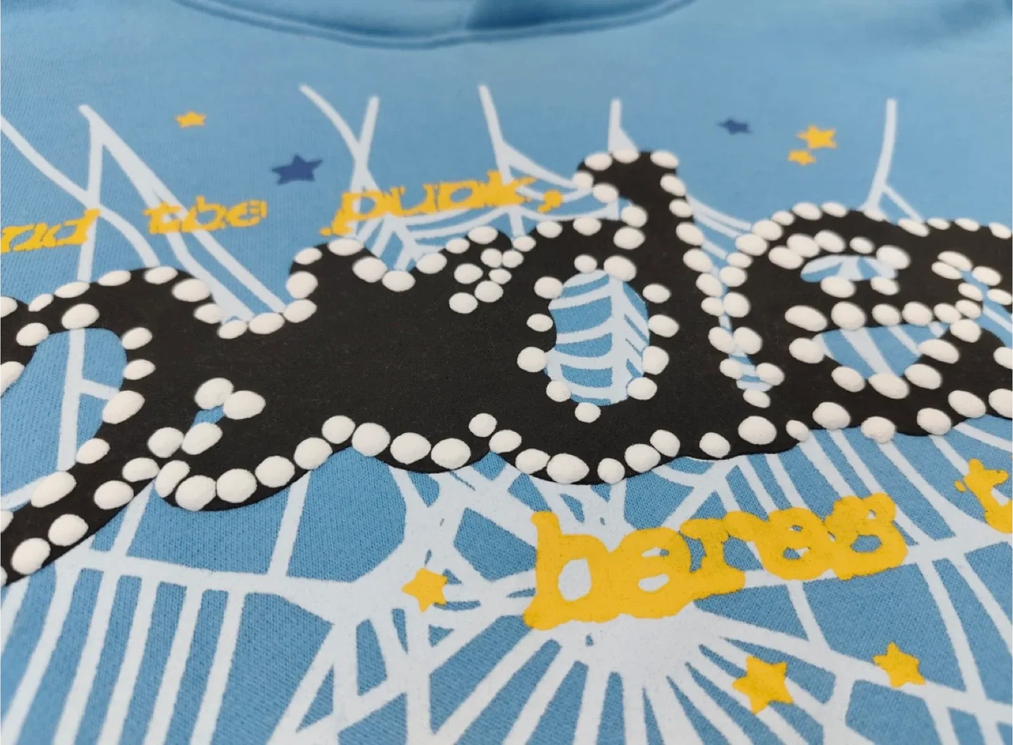 New Sp5der Blue OG Web V2 Hoodie image indicator(3)