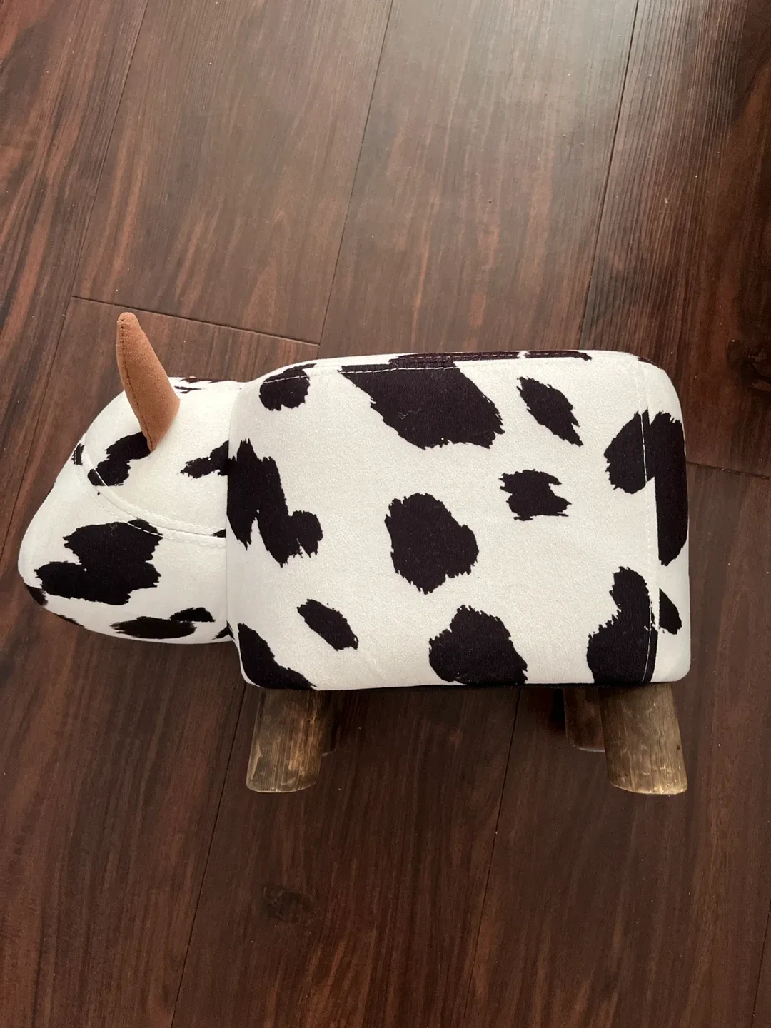 Cow Print Ottoman Foot Rest Stool image indicator(2)