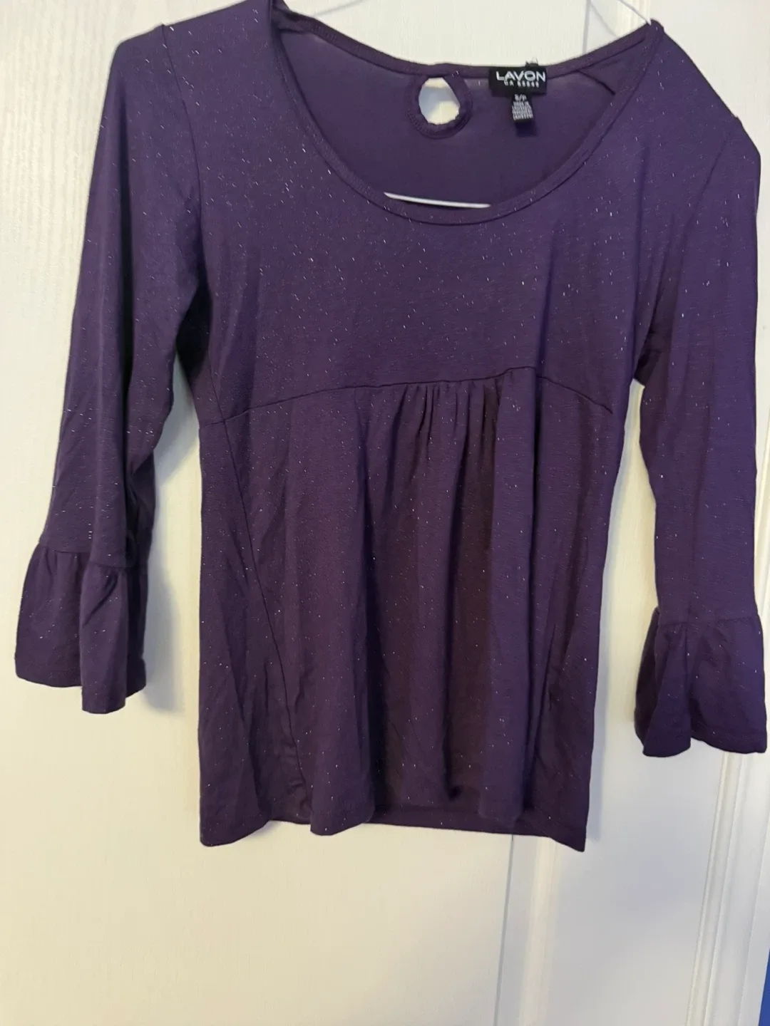 Lavon Purple Top - Size S/P