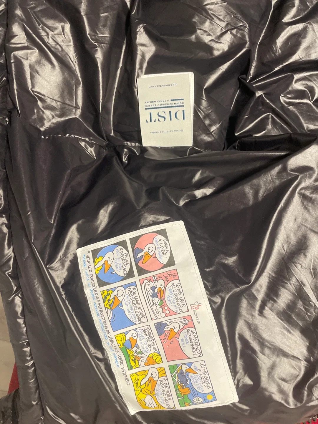 Moncler Black Puffer Jacket Size L image indicator(4)