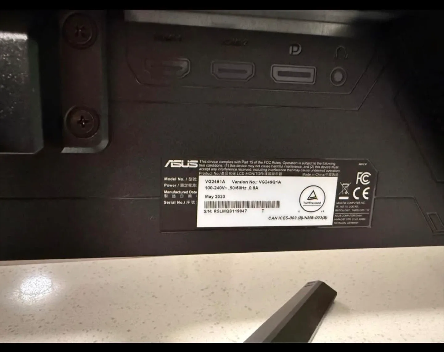 ASUS TUF Gaming VG249Q1A 24" Monitor image indicator(3)