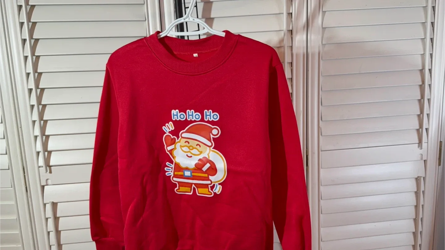Red Christmas Crewneck Sweatshirt