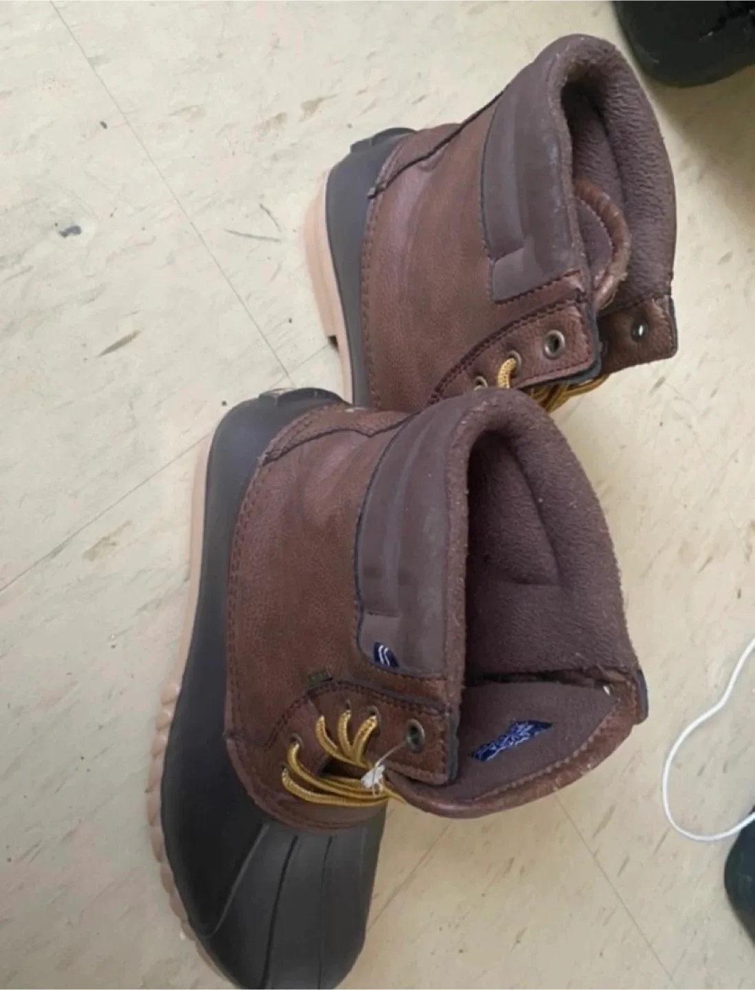 Nautica Duck Boots, Brown image indicator(2)