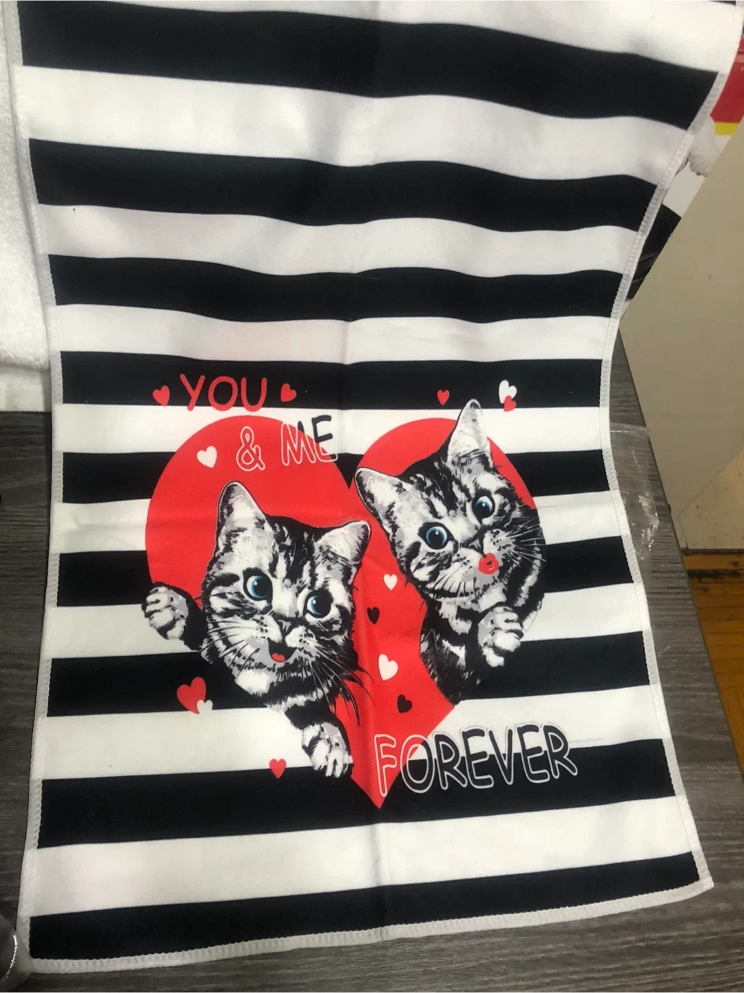 Cat Print Kitchen Towel