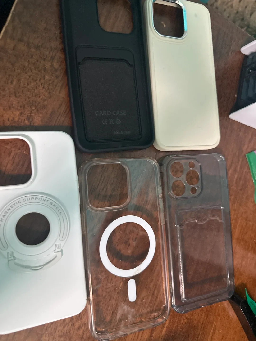 iPhone Cases: Card Case, Magnetic Support Shell