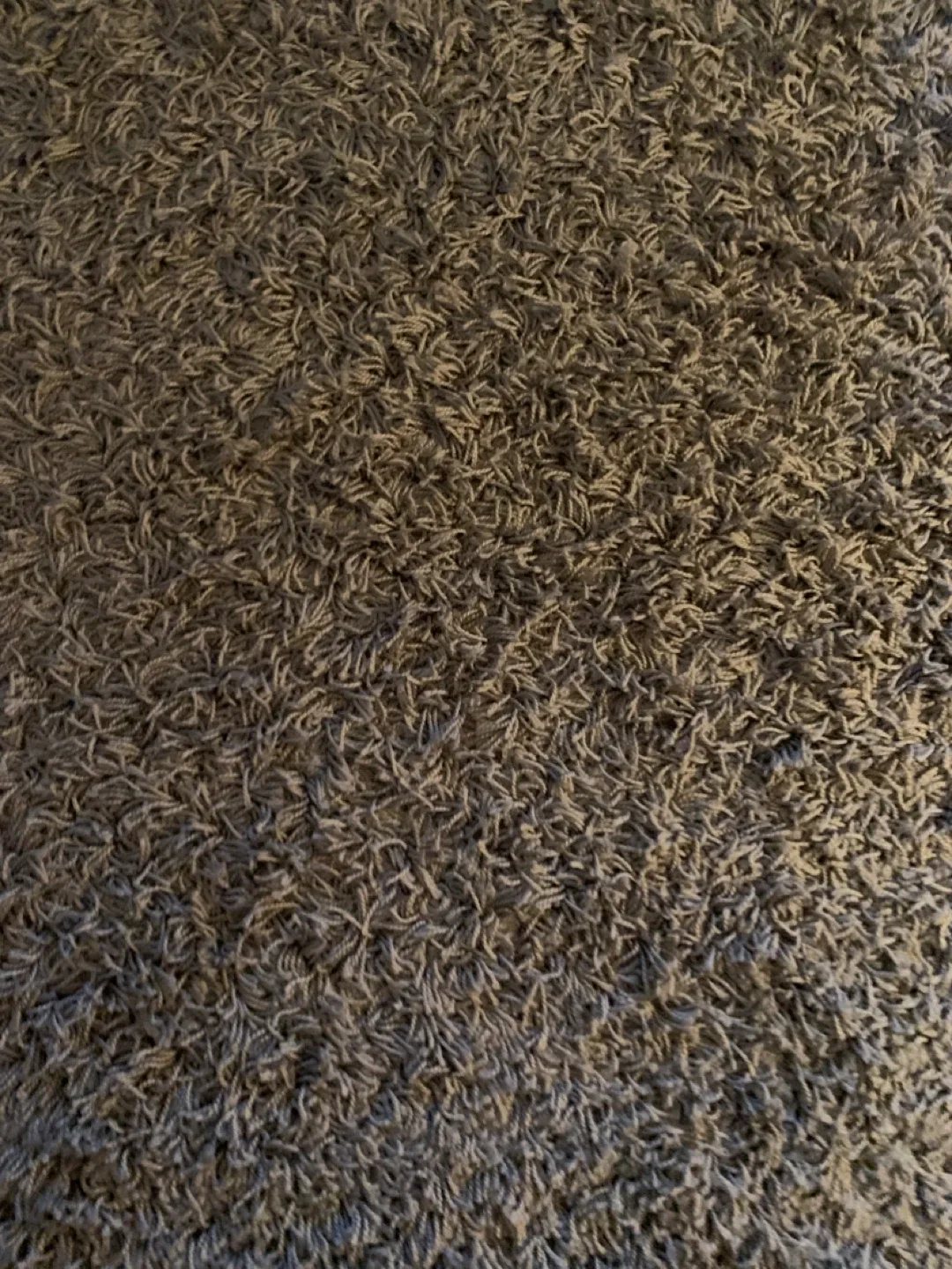 Unique Loom Solo Solid Shag Rug 7x10 Cloud Gray image indicator(2)