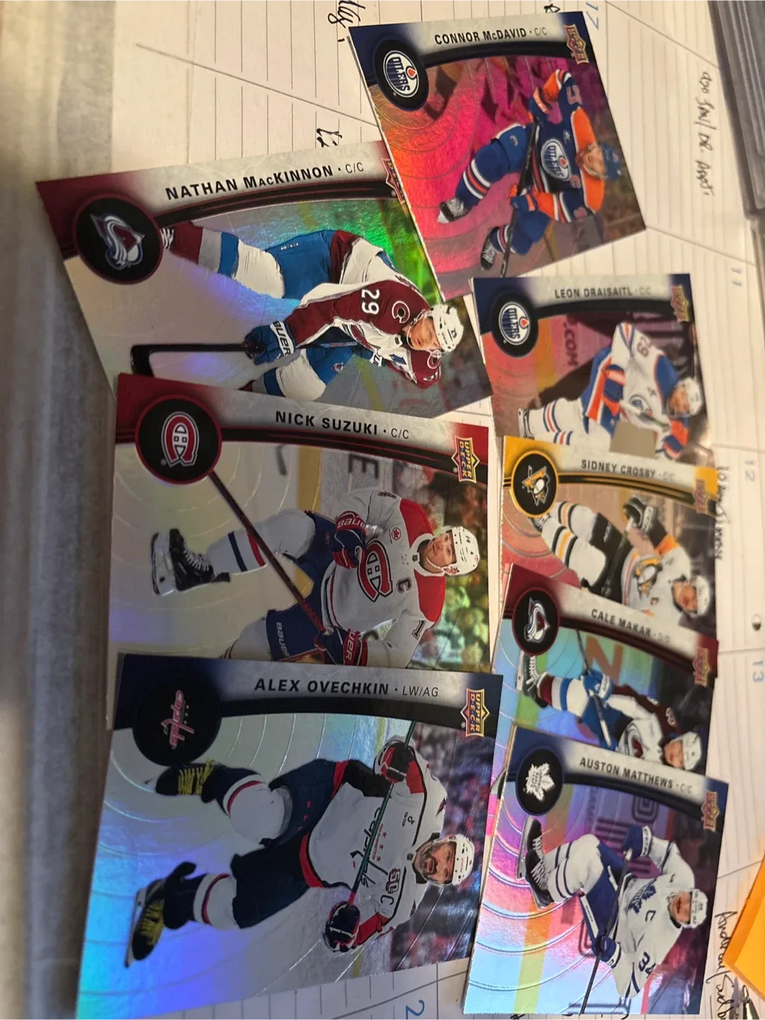 2025-26 Tim Hortons base card set of 120 cards