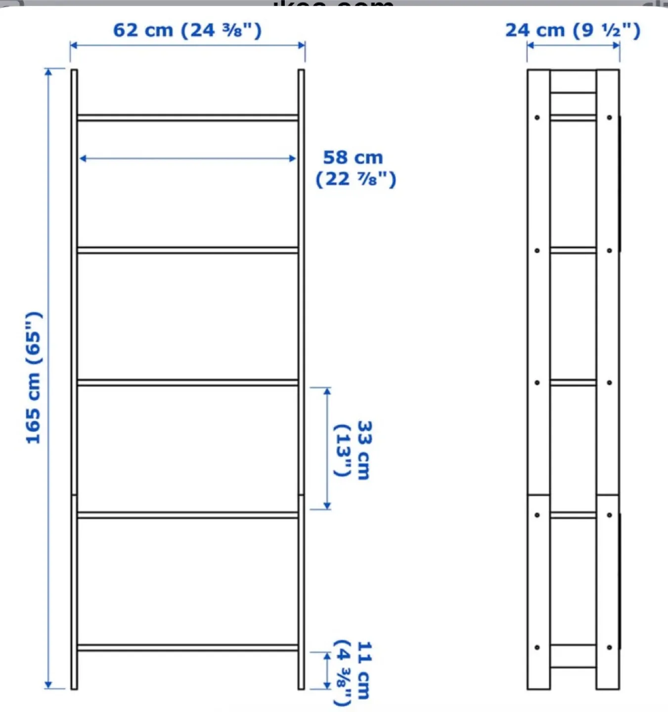 IKEA Lerberg Shelf Unit - Dark Grey image indicator(3)