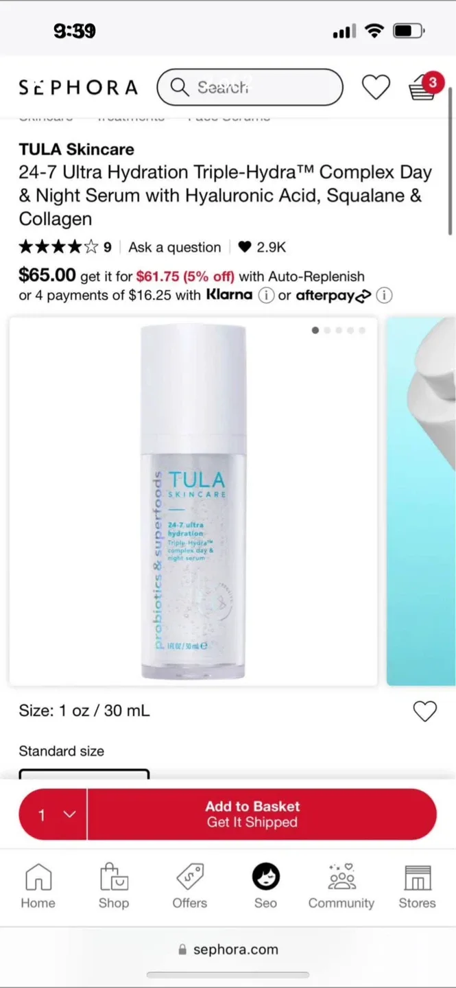 Tula Skincare 24-7 Ultra Hydration Triple-Hydra™ Complex image indicator(2)